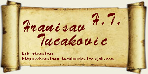 Hranisav Tucaković vizit kartica